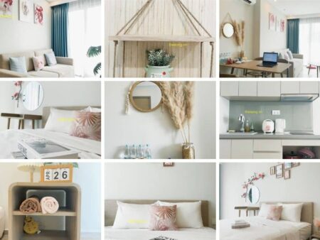 Cho thuê The Sóng loại 2PN 53m2 mã căn 09.33 tầng 09