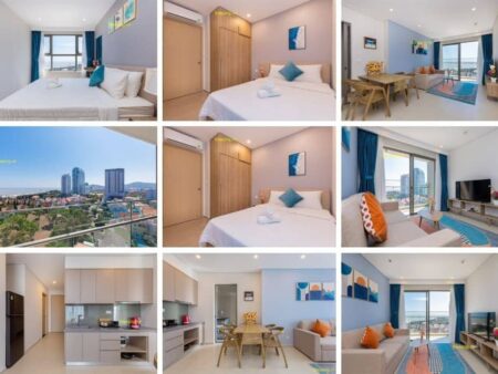 Mã căn 10.21 The Sóng cho thuê loại 3PN 72m3 view biển
