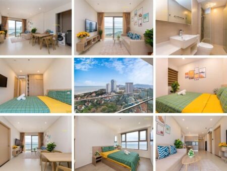 Cho thuê The Sóng loại 2PN 53m2 mã căn 18.17 tầng 18