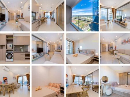 Căn 18.42 2pn 1wc sofa bed cho thuê giá rẻ