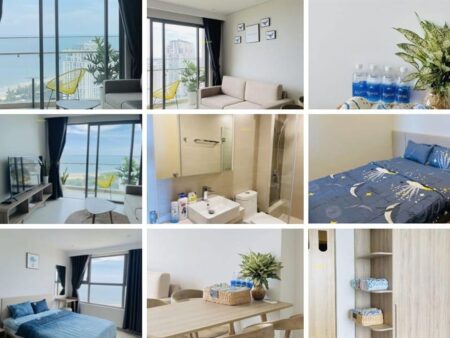 Mã căn 21.22 The Sóng cho thuê loại 3PN 72m3 view biển