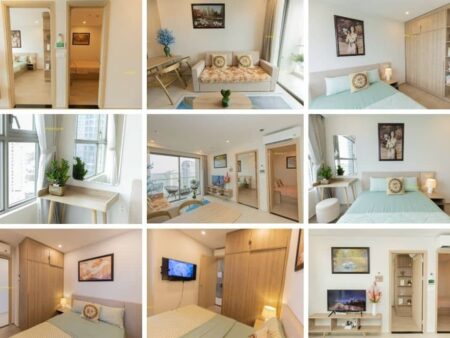 Mã căn 22.25 The Sóng cho thuê loại 3PN 72m3 view biển