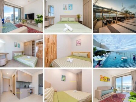 Mã căn 23.25 The Sóng cho thuê loại 3PN 72m3 view biển