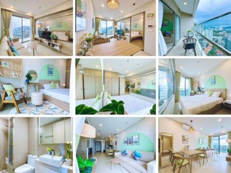 Cho thuê The Sóng loại 2PN 53m2 mã căn 26.35 tầng 26