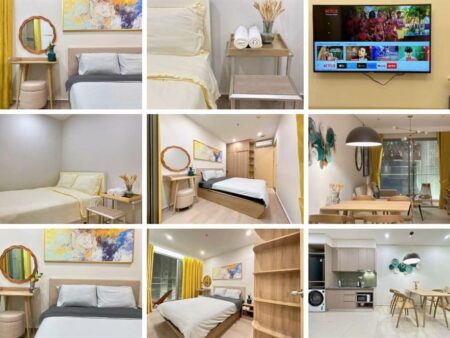 Cho thuê căn hộ The Sóng loại 2PN 53m2 mã căn 03.03 tầng 03