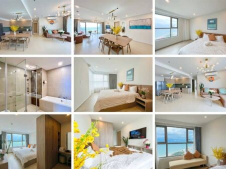 Cho thuê căn 3PN 122m2 The Sóng mã 32.19 view biển