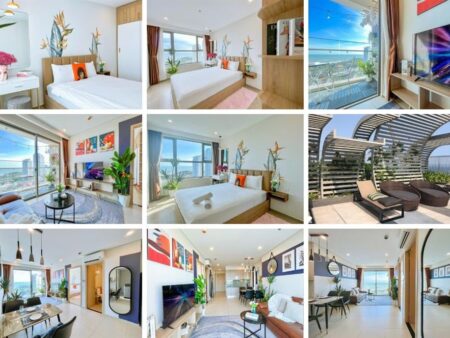 Mã căn 14.21 The Sóng cho thuê loại 3PN 72m3 view biển