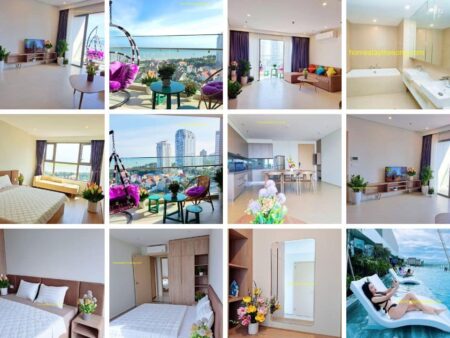 Cho thuê căn 12.26 3PN 122m2 The Sóng hướng biển