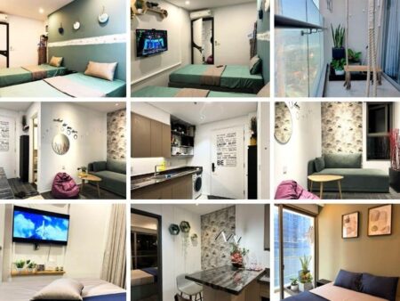 Cho thuê The Sóng loại 2PN 53m2 mã căn 17.11 tầng 17