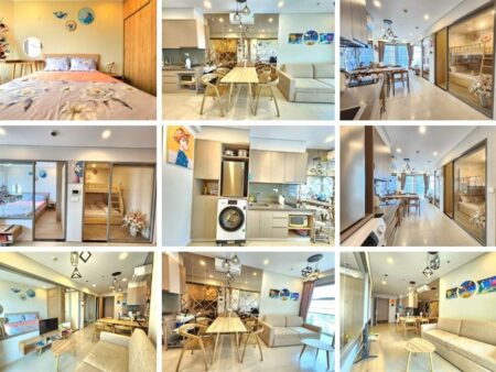 Cho thuê The Sóng loại 2PN 53m2 mã căn 18.40 tầng 18