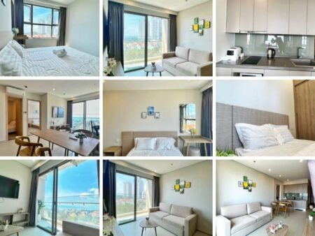 Mã căn 07.22 The Sóng cho thuê loại 3PN 72m3 view biển