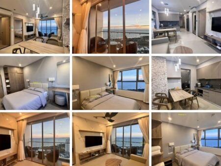 Mã căn 24.24 The Sóng cho thuê loại 3PN 72m3 view biển