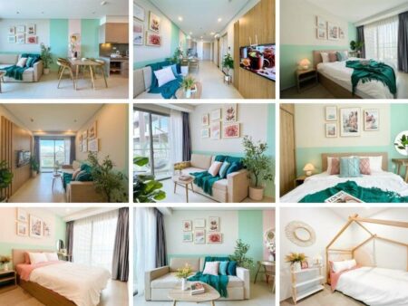 Cho thuê The Sóng loại 2PN 53m2 mã căn 25.04 tầng 25