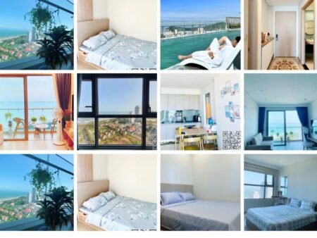 The Sóng căn 3PN DT 72m2 mã 25.21 trực diện biển