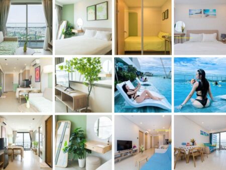 Căn 32.38 2pn tầng cao view Pullman