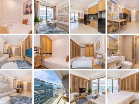 The Sóng Apartment mã 35.07 loại Premium 2PN view nội khu