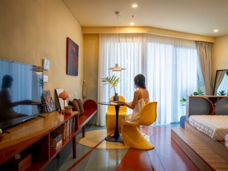 Studio The Sóng mã căn 08.42 tầng 08 cho thuê