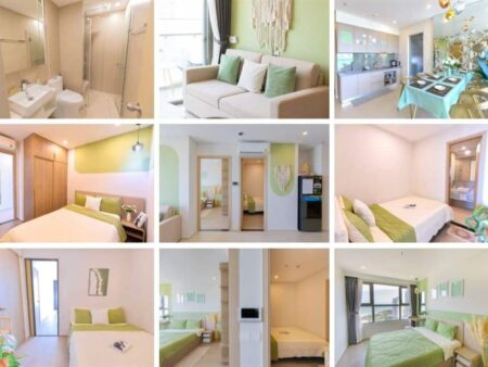 Mã căn 17.23 The Sóng cho thuê loại 3PN 72m3 view biển