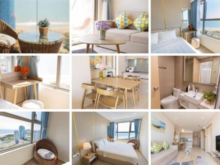 Mã căn 25.20 The Sóng cho thuê loại 3PN 72m3 view biển