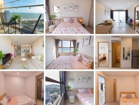 Mã căn 33.21 The Sóng cho thuê loại 3PN 72m3 view biển