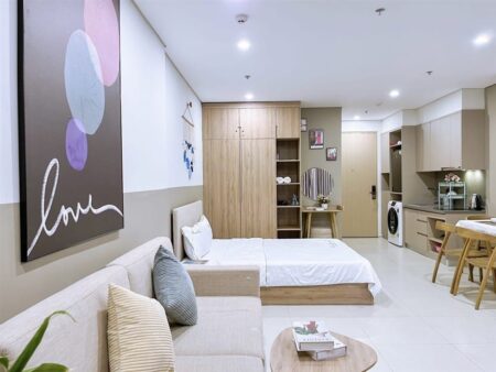 Studio The Sóng mã căn 35.46 tầng 35 cho thuê