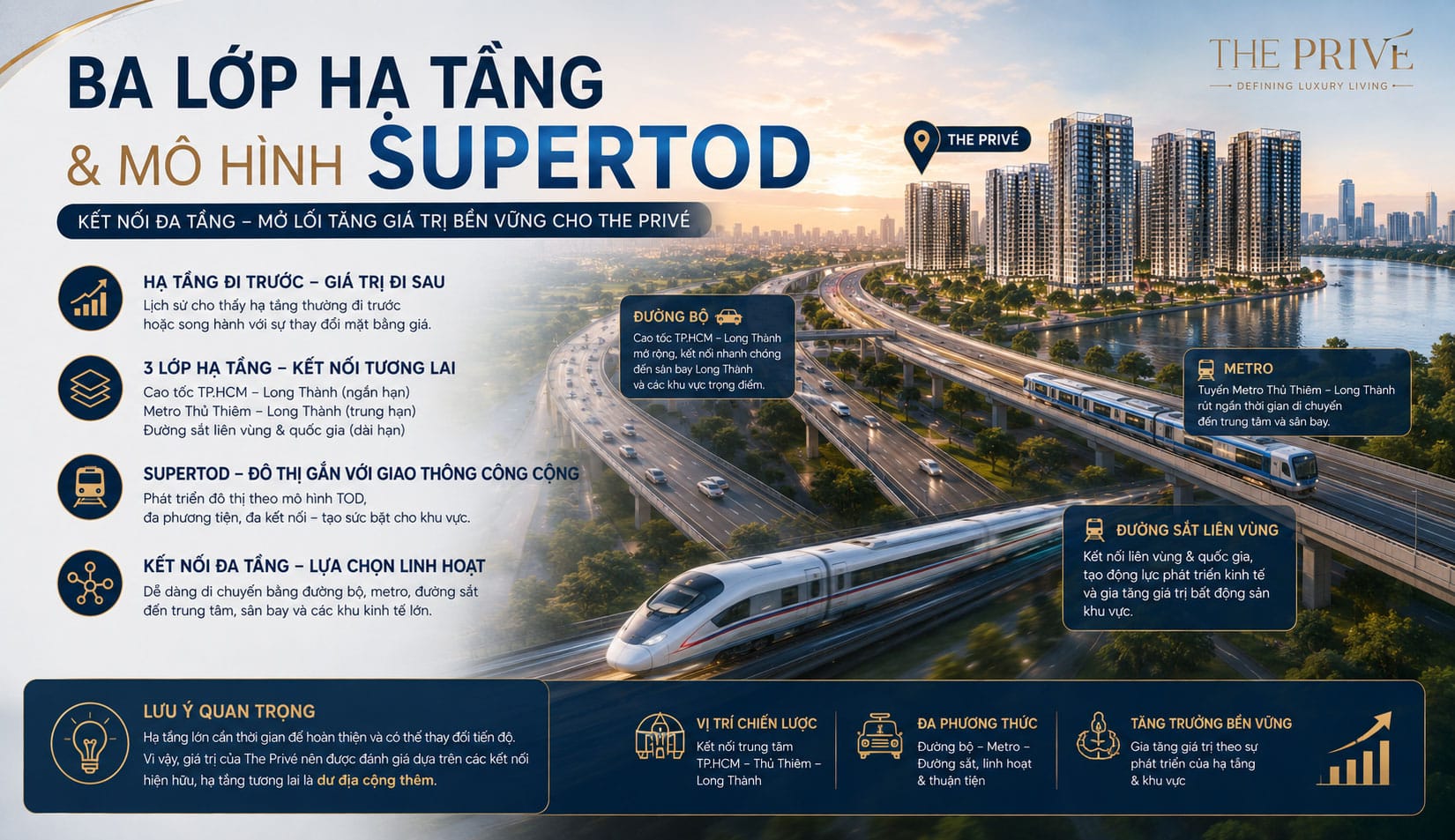 Ba lớp hạ tầng và mô hình superTOD