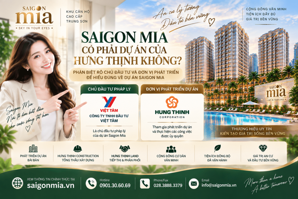 Saigon Mia Có Phải Dự Án Của Hưng Thịnh Không?